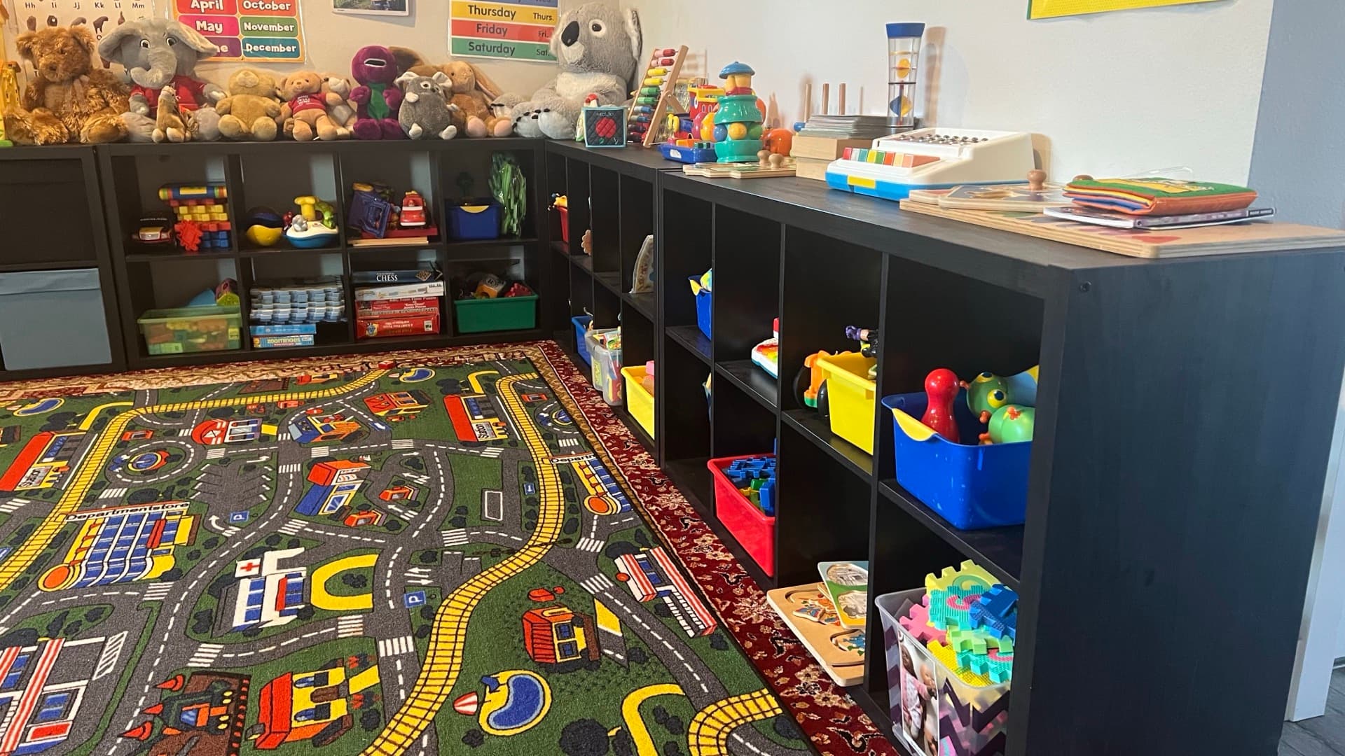 Organized toy storage